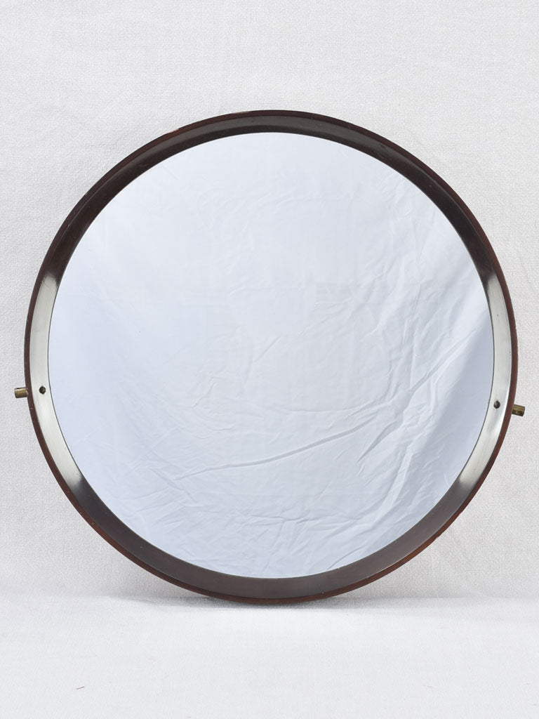 Vintage Italian mirror with visible support