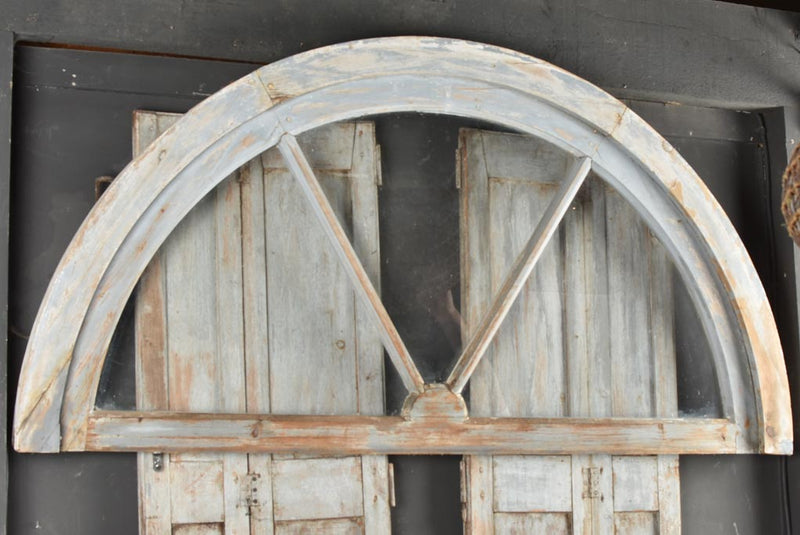 Elegant used French window with patina
