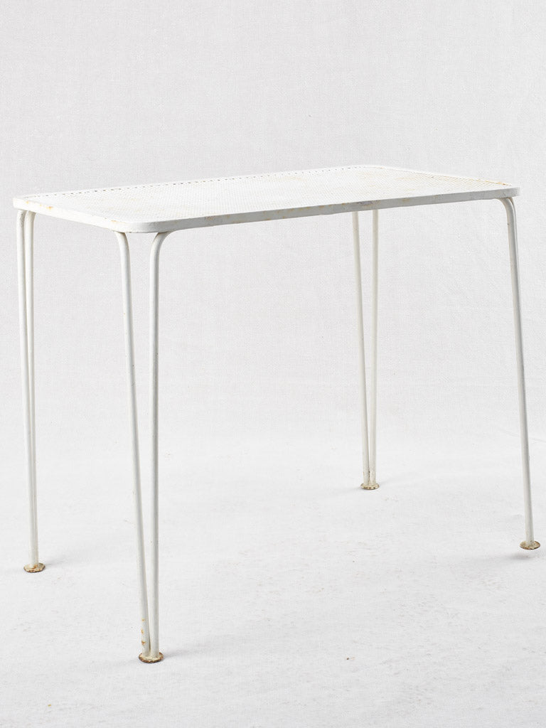 Retro Painted White Nesting Tables