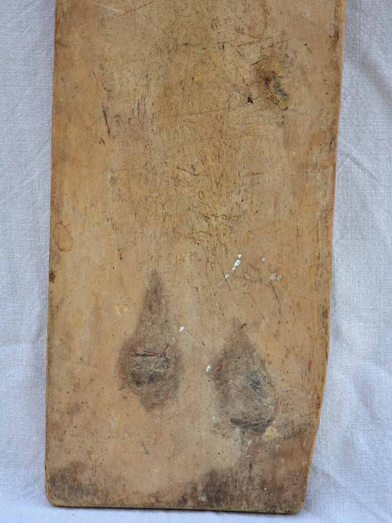 Antique French baker's bread board 32"