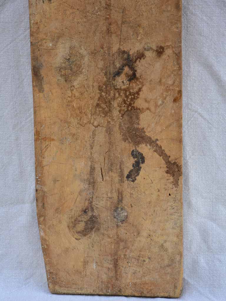 Antique French baker's bread board 32"