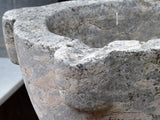 Very large 19th century marble mortar