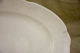 Large antique French ironstone platter