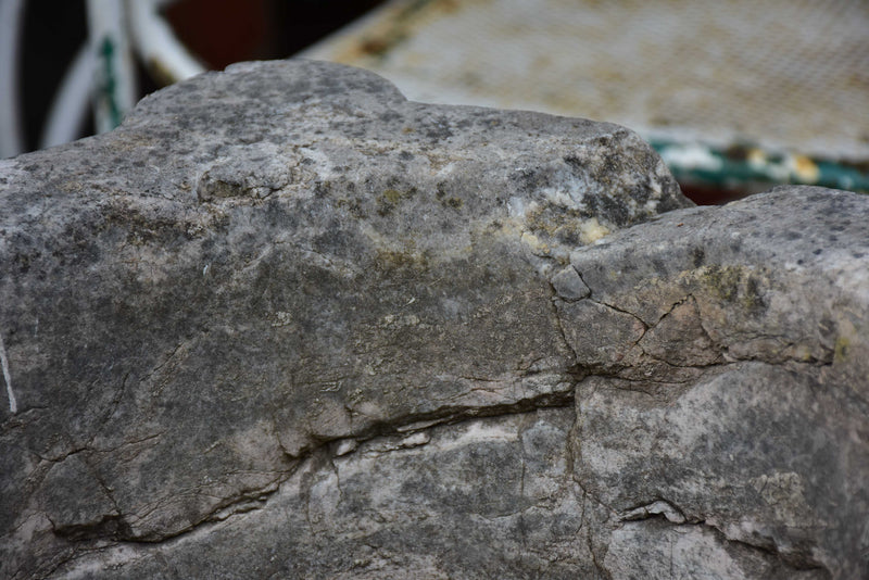 Very large 19th century marble mortar