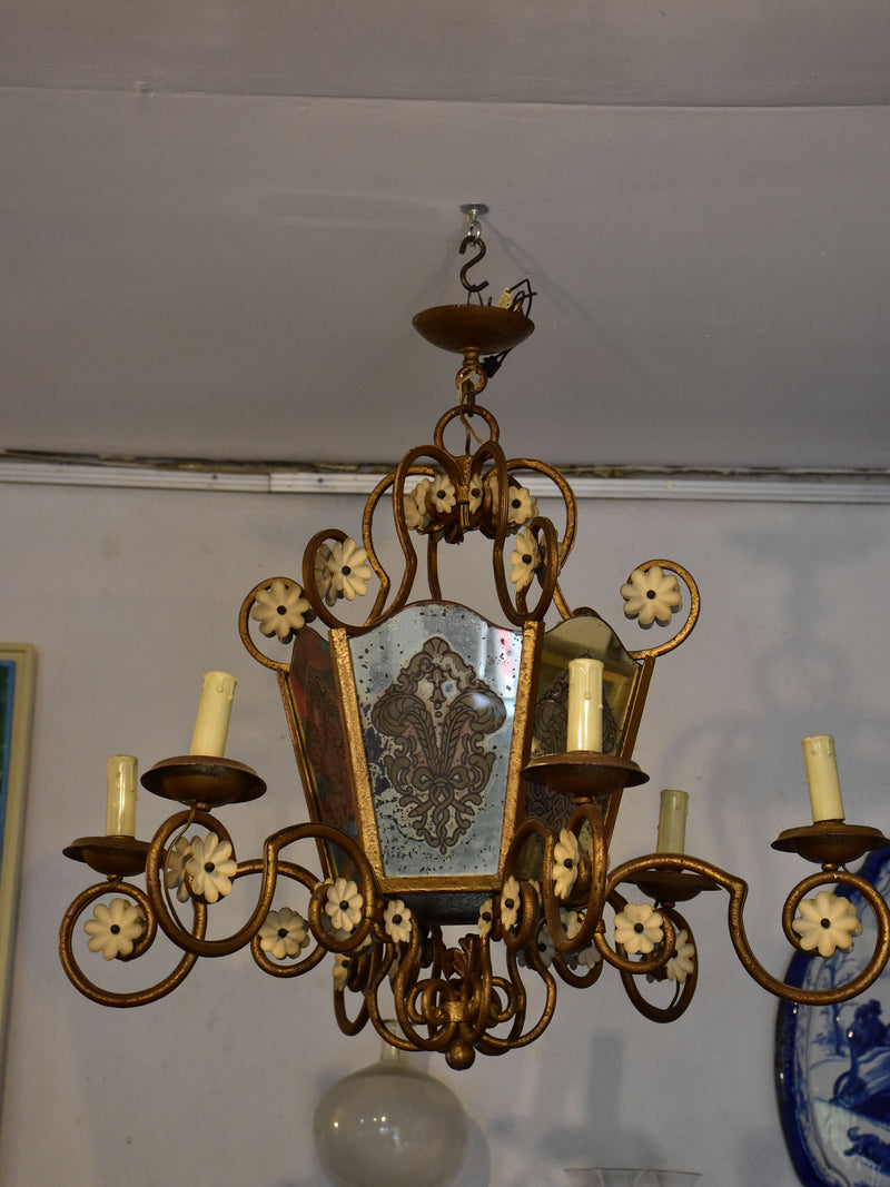 Vintage French chandelier / lantern