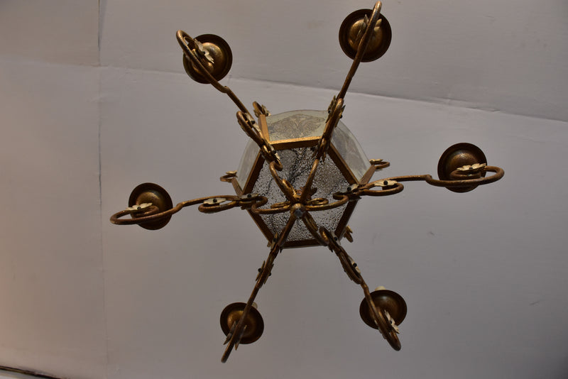 Vintage French chandelier / lantern