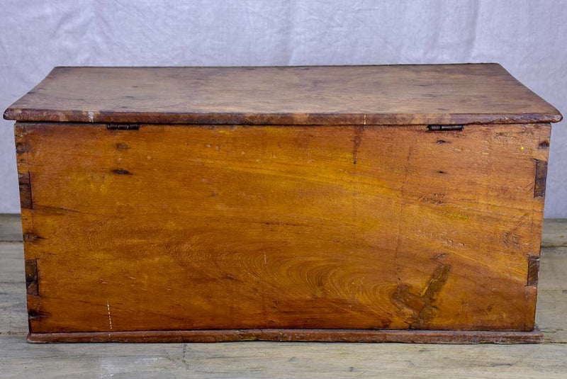 18th Century French travelling trunk with copper decoration