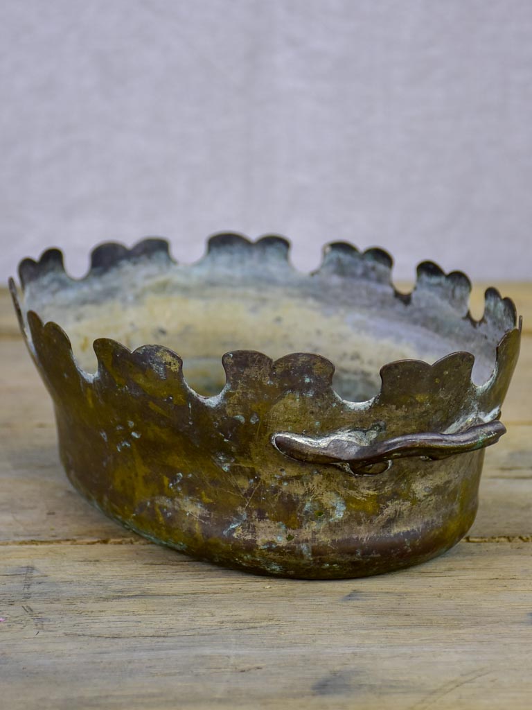 Rustic antique 19th Century French monteith