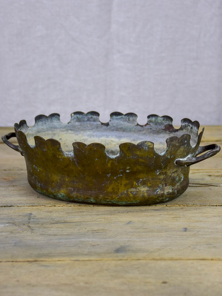 Rustic antique 19th Century French monteith