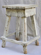 Antique French sculptor's table with beige patina 20½"