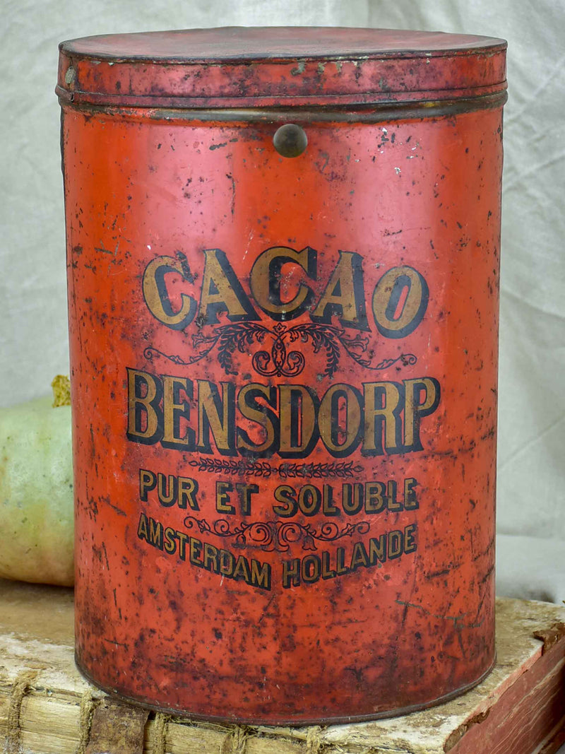 Large Cacao Bensdorp tin
