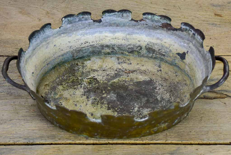 Rustic antique 19th Century French monteith