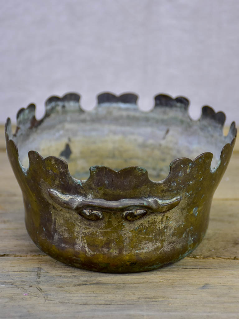 Rustic antique 19th Century French monteith