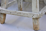 Antique French sculptor's table with beige patina 20½"