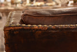 French leather club chair – 1920’s