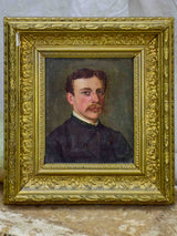 19th Century French painting of a nobleman 11 ¼'' x 12 ¼''