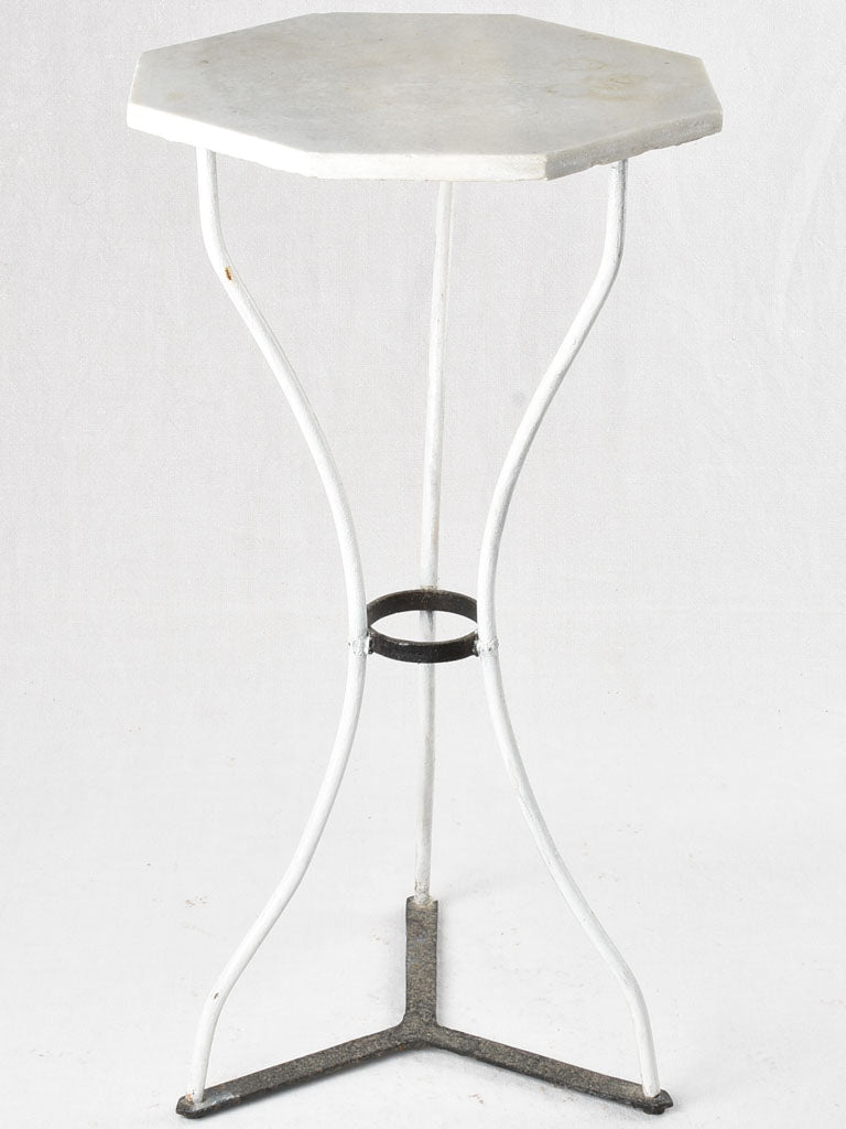 Classic Repainted Iron Pedestal Table
