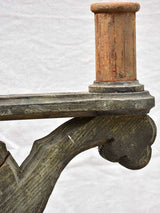Napoleon III candelabra carved wood with four candleholders monogrammed CB 41""