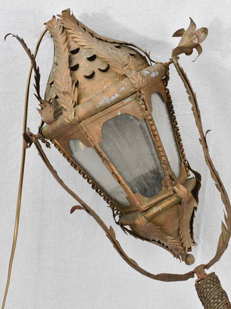 Early-century Venetian gondola swinging lantern