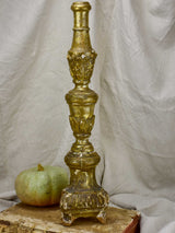 Very large gilded Church candlestick
