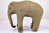 Three antique French toy elephants