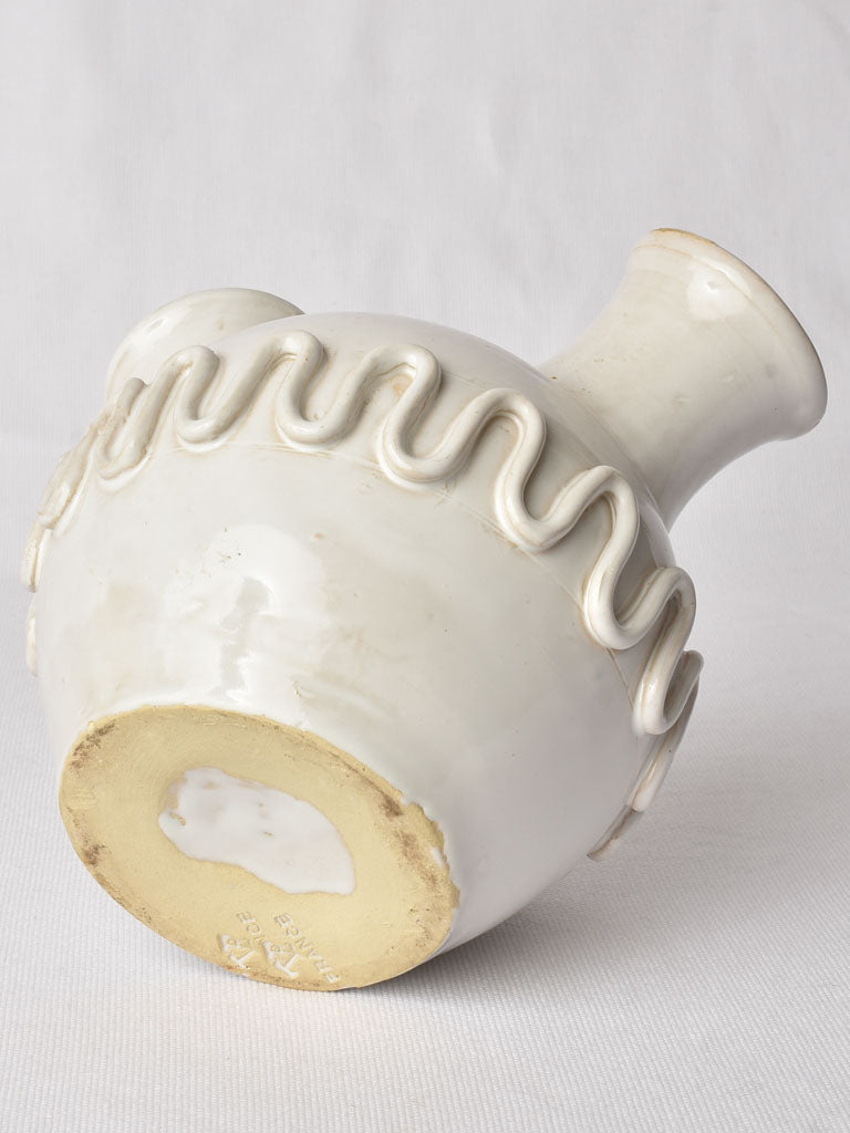 Handmade Émile Tessier Ceramic Art Vase