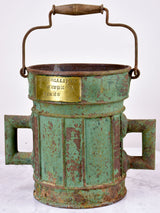 Antique French grain measuring bucket