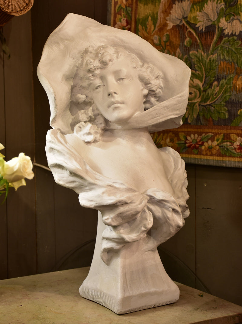 19th century French bust of a lady