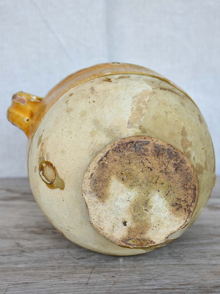 Small antique French confit pot 8"