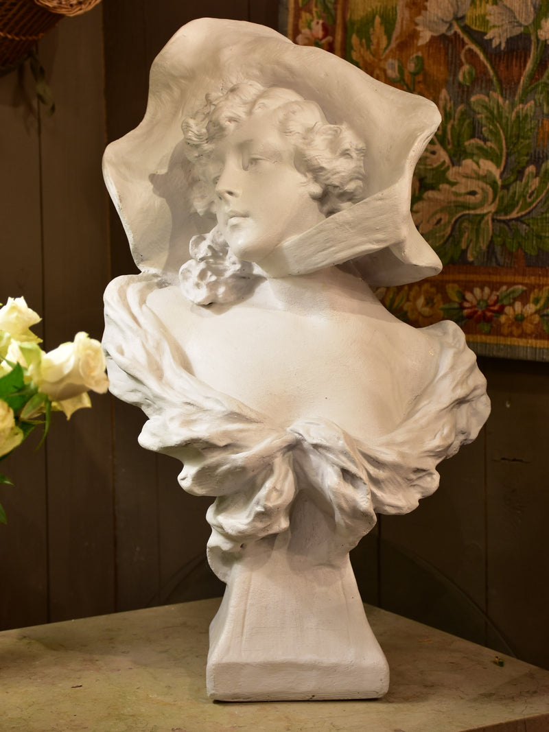19th century French bust of a lady