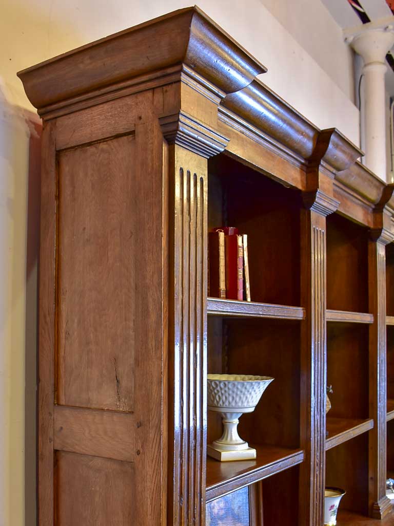 19th Century French book case 86½"