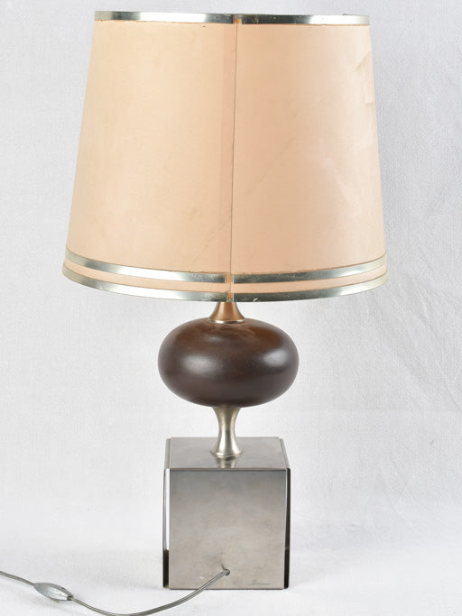 1960's Beige-Shade French Lamp