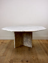 Vintage French Marble Coffee Table
