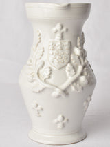 Intricate Classic Tessier Floral Ceramic Pitcher
