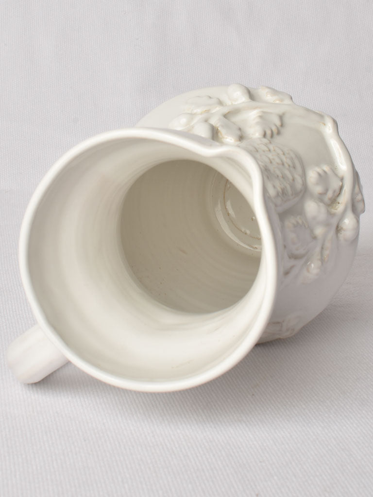 Finely-detailed Tessier Ceramist White Vase