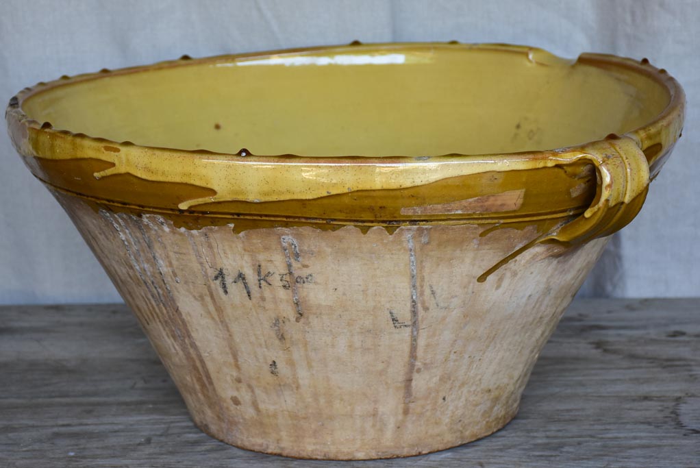 Very large antique French tian 23¾"