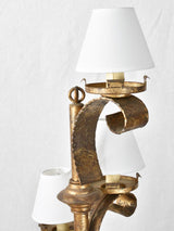 Modern floor lamp with 5 lights - gold 63"