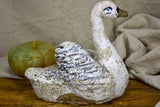 Mid-century swan garden sculpture