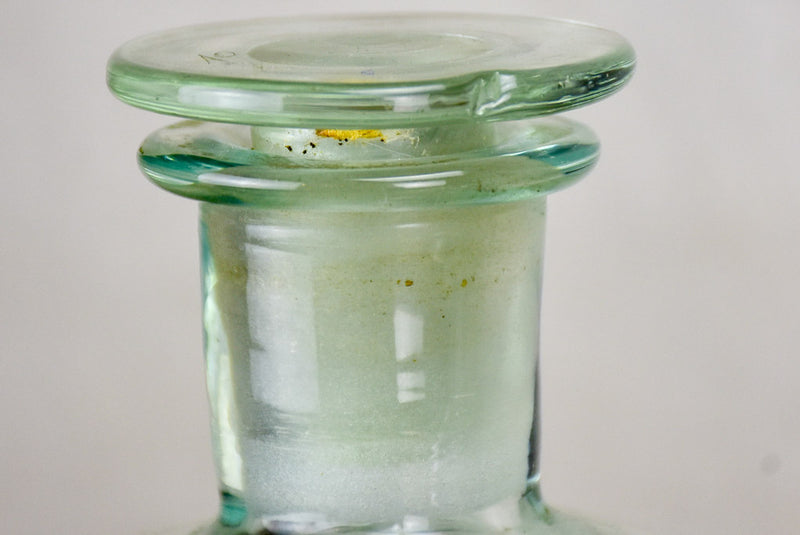 Collection of six 19th Century pharmacy jars - labelled with lids