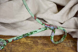 Antique French garden table with green patina