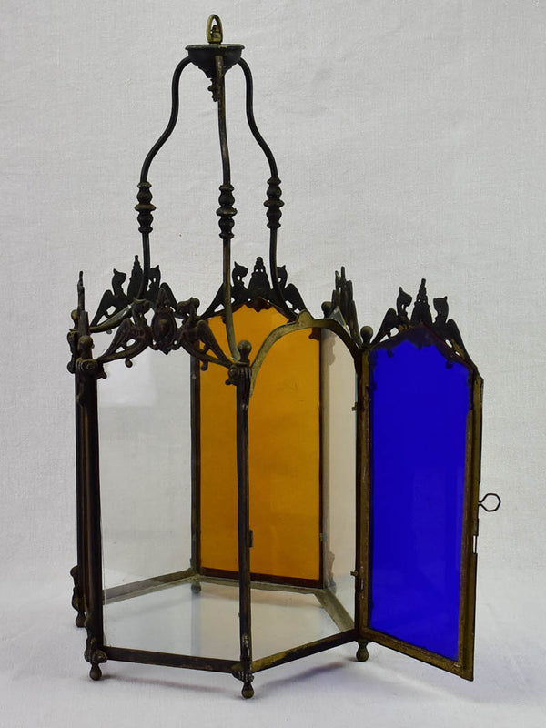 French-patina-glass-lantern-rare-finds
