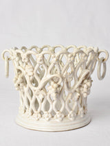Rare collection Emile Tessier ceramic baskets