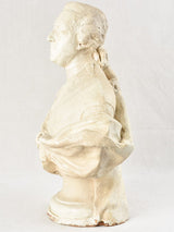 French monarch Louis plaster sculpture