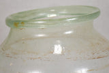 Late 17th-century blown glass preserving jar - clear 13"