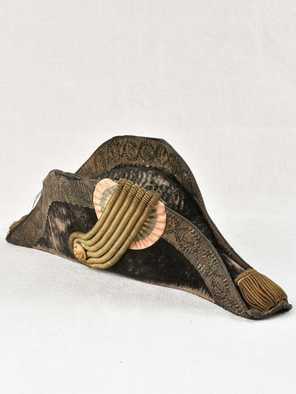Antique Bonapartian naval officer's hat