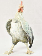 Ceramic rooster shaped container 14½"