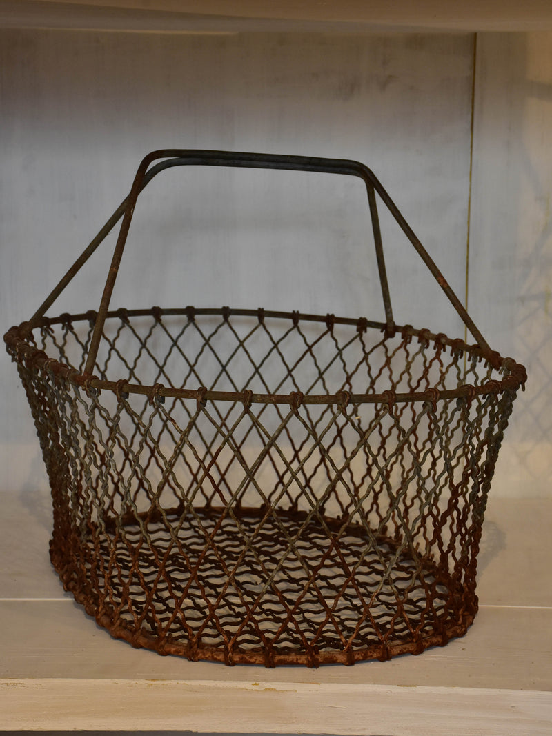 Large French fisherman’s basket