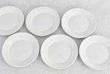 Vintage white finished side plates set