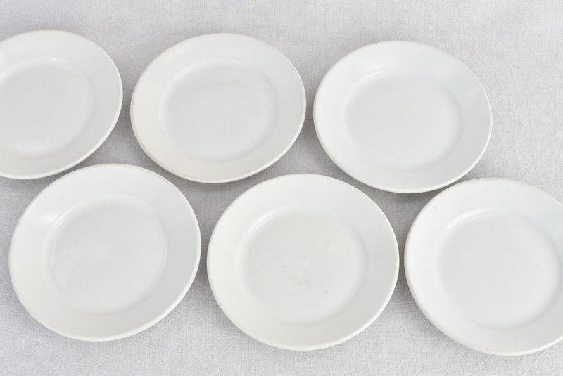 Vintage white finished side plates set