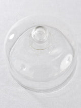 Early-20th-century patisserie blown glass dome 8¾"